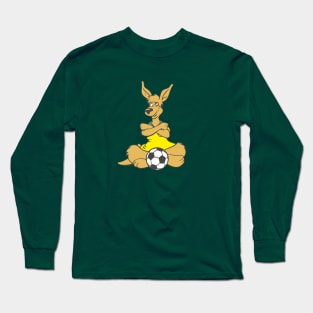 Retro Socceroos Kangaroo Long Sleeve T-Shirt